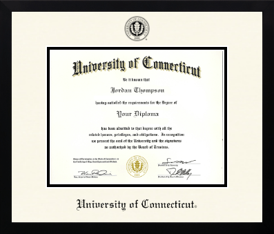 University of Connecticut diploma frame - Icon in Gotham