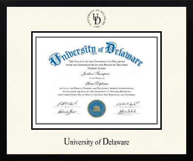 University of Delaware diploma frame - Icon in Gotham