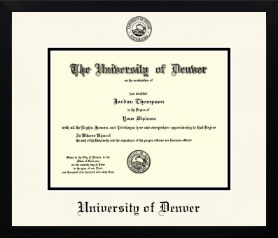 University of Denver diploma frame - Icon in Gotham