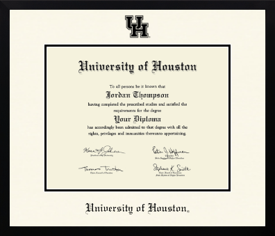 University of Houston diploma frame - Icon in Gotham