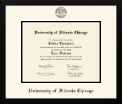 University of Illinois Chicago diploma frame - Icon in Gotham