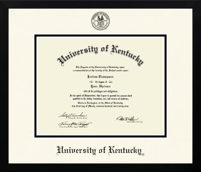 University of Kentucky diploma frame - Icon in Gotham