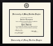University of Mary Hardin-Baylor diploma frame - Icon in Gotham