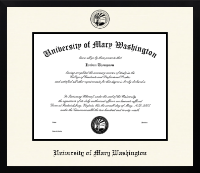 University of Mary Washington diploma frame - Icon in Gotham