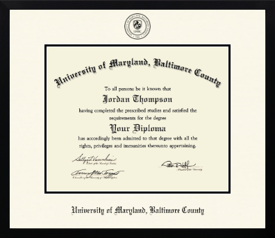 University of Maryland, Baltimore County diploma frame - Icon in Gotham