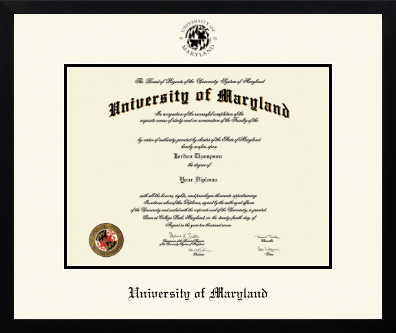 University of Maryland, College Park diploma frame - Icon in Gotham