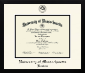 University of Massachusetts Boston diploma frame - Icon in Gotham