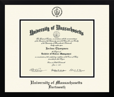 University of Massachusetts Dartmouth diploma frame - Icon in Gotham