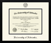 University of Nebraska diploma frame - Icon in Gotham