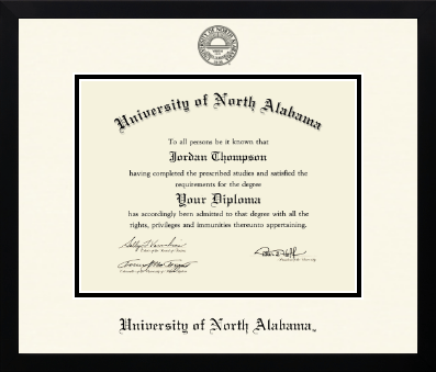 University of North Alabama diploma frame - Icon in Gotham