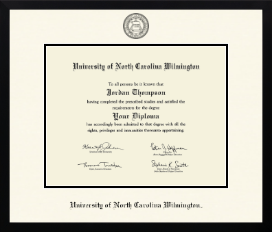 University of North Carolina Wilmington diploma frame - Icon in Gotham