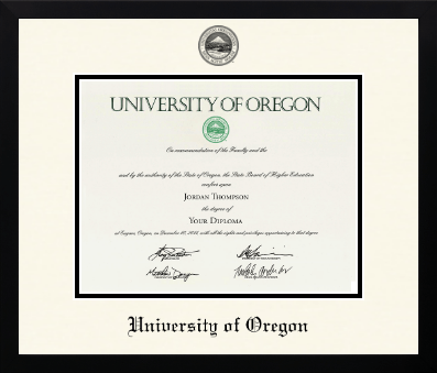 University of Oregon diploma frame - Icon in Gotham