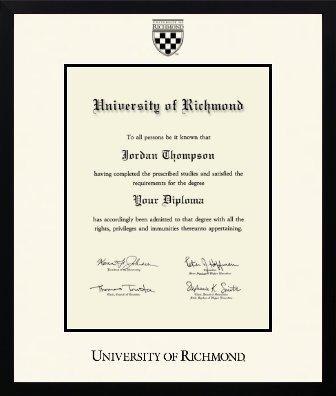 University of Richmond diploma frame - Icon in Gotham
