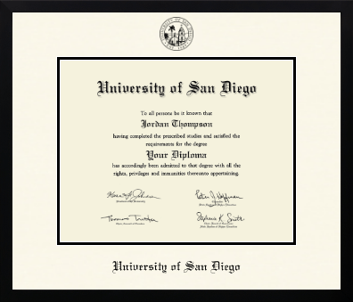 University of San Diego diploma frame - Icon in Gotham