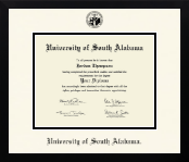 University of South Alabama diploma frame - Icon in Gotham