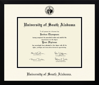 University of South Alabama diploma frame - Icon in Gotham