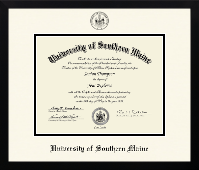 University of Southern Maine diploma frame - Icon in Gotham