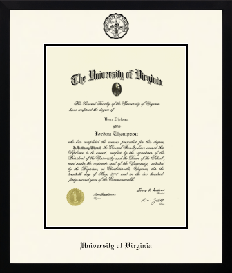 University of Virginia diploma frame - Icon in Gotham