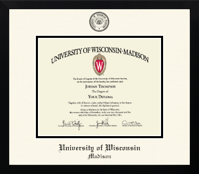 University of Wisconsin Madison diploma frame - Icon in Gotham