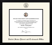 US Patent and Trademark Office diploma frame - Icon in Gotham
