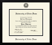 University of Notre Dame diploma frame - Icon in Gotham
