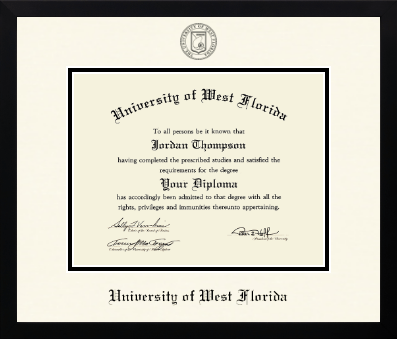 University of West Florida diploma frame - Icon in Gotham