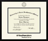 University of Texas Southwestern Medical Center diploma frame - Icon in Gotham