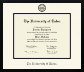 The University of Tulsa diploma frame - Icon in Gotham