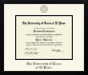 University of Texas at El Paso diploma frame - Icon in Gotham