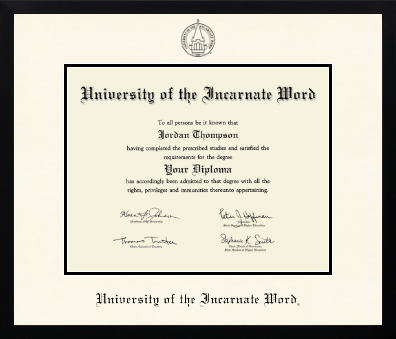 University of the Incarnate Word diploma frame - Icon in Gotham