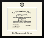 The University of Akron diploma frame - Icon in Gotham