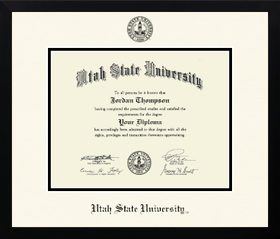 Utah State University diploma frame - Icon in Gotham
