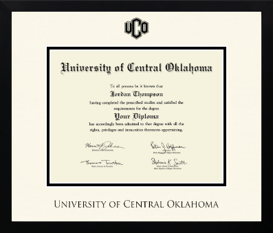 University of Central Oklahoma diploma frame - Icon in Gotham