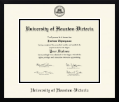 University of Houston - Victoria diploma frame - Icon in Gotham