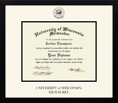 University of Wisconsin-Milwaukee diploma frame - Icon in Gotham