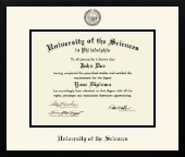 University of the Sciences in Philadelphia diploma frame - Icon in Gotham