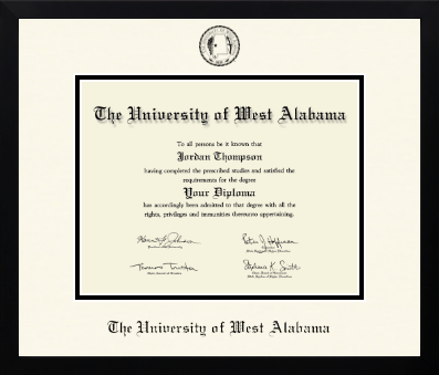 University of West Alabama diploma frame - Icon in Gotham