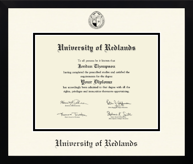 University of Redlands diploma frame - Icon in Gotham