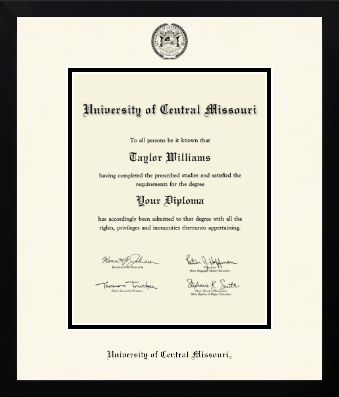 University of Central Missouri diploma frame - Icon in Gotham