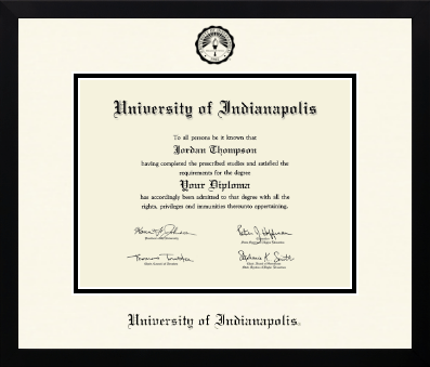 University of Indianapolis diploma frame - Icon in Gotham