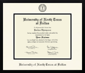 University of North Texas at Dallas diploma frame - Icon in Gotham