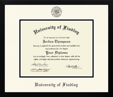 The University of Findlay diploma frame - Icon in Gotham
