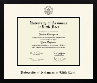 University of Arkansas at Little Rock diploma frame - Icon in Gotham