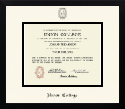 Union College in New York diploma frame - Icon in Gotham