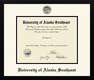 University of Alaska Southeast diploma frame - Icon in Gotham