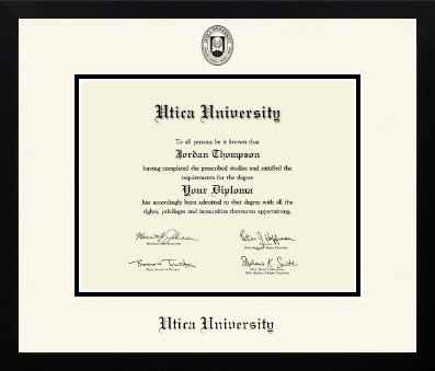 Utica University diploma frame - Icon in Gotham