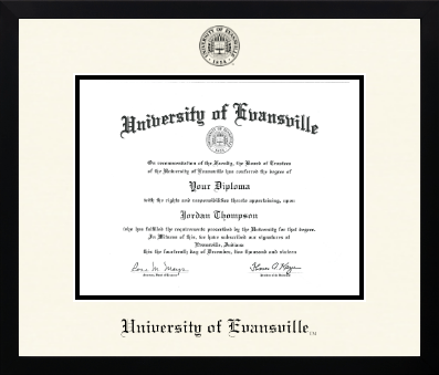 University of Evansville diploma frame - Icon in Gotham