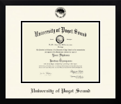 University of Puget Sound diploma frame - Icon in Gotham