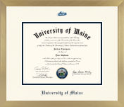 The University of Maine Orono diploma frame - Icon in Chardonnay
