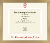 The University of New Mexico diploma frame - Icon in Chardonnay